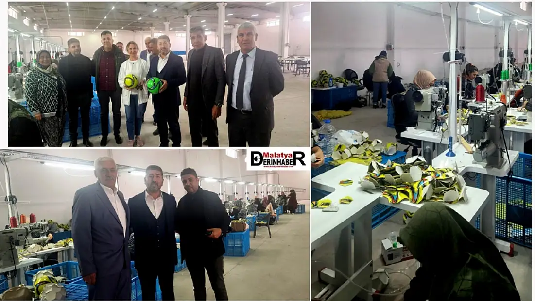 Akçadağ’da Futbol Topu Üretim Tesisi Hizmete Girdi