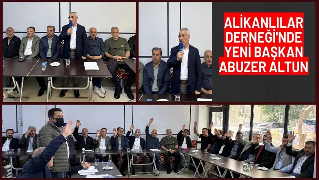 Alikanlılar Derneği'nde Yeni Başkan Abuzer Altun Dönemi
