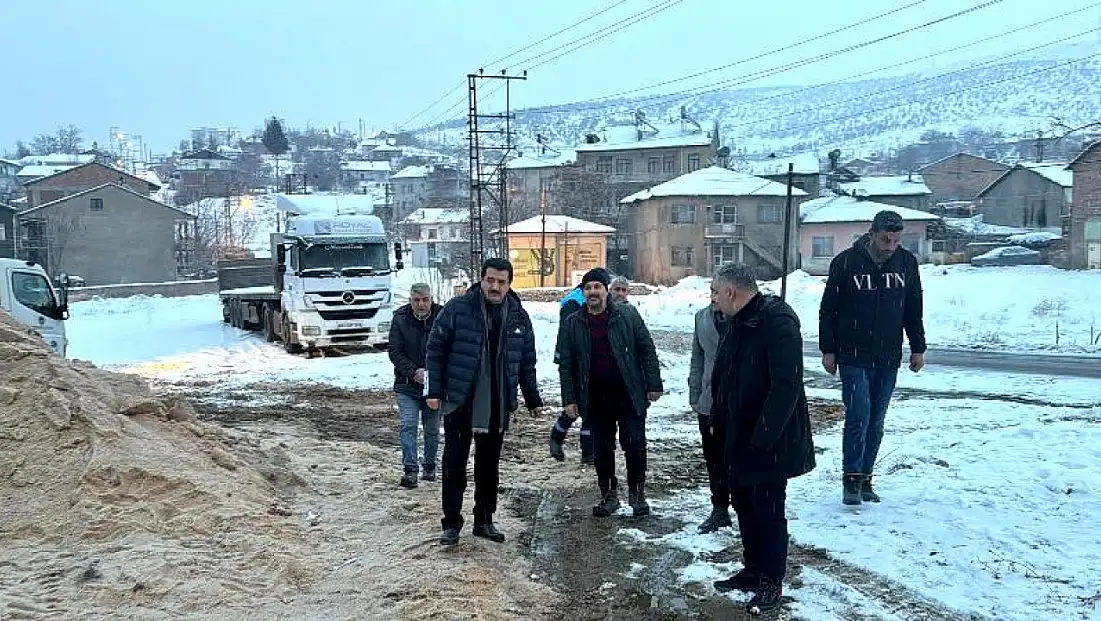 Başkan Taşkın, Karla Mücadele Çalışmalarını Sahada İnceledi