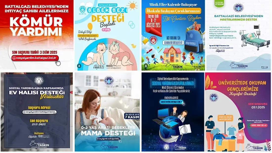Battalgazi Belediyesi’nden Sosyal Destek Hamlesi