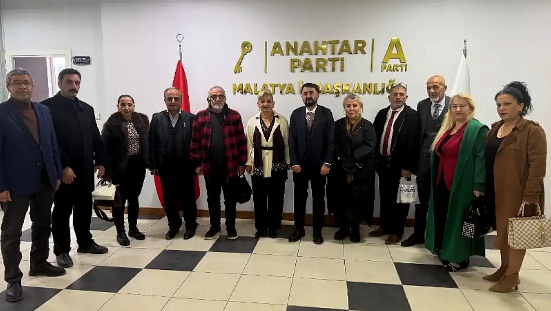 Kayısı Diyarı Toplum Dayanışma Derneği’nden Anahtar Parti’ye Ziyaret