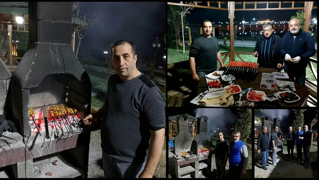 Kırkgöz Sahil Park’ta Soğuk Havaya Rağmen Mangal Keyfine Devam