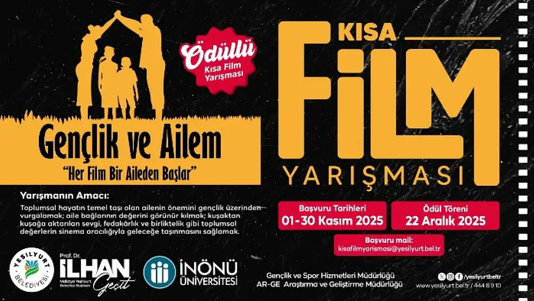“Kısa Film Yarışması” Başvuruları 1 Kasım’da Başlıyor!