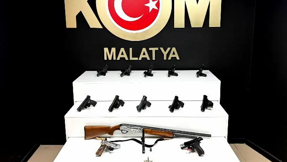 Malatya’da Çok Sayıda Ruhsatsız Silah Yakalandı