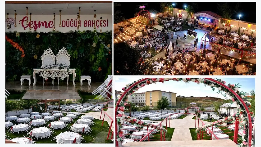 Malatya’da Düğünlerin Vazgeçilmez Mekanı: Çeşme Düğün Bahçesi