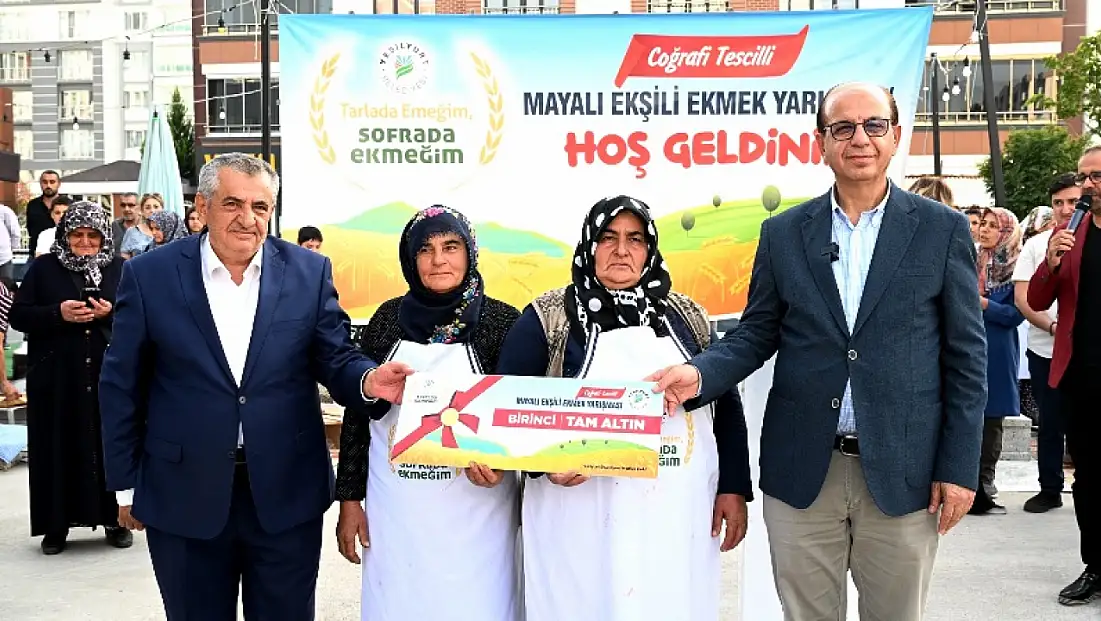 ‘Mayalı Ekşili Ekmek’ Yarışması Birincisi Kadiruşağı Mahallesi Kadınları