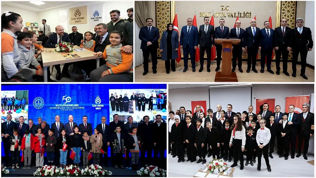 Millî Eğitim Bakanı Yusuf Tekin ve Bilal Erdoğan Malatya'da Programlara Katıldı