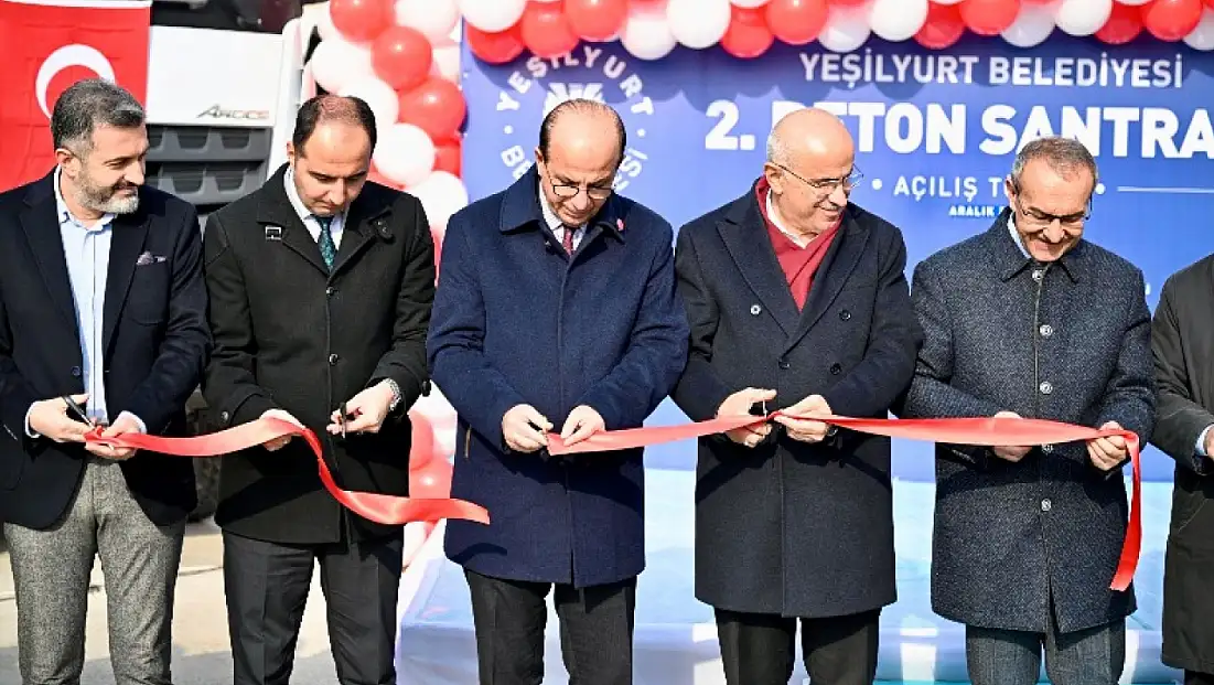 Prof. Dr. Geçit “2.Beton Santralimiz Şehrimize Hayırlı Olsun”