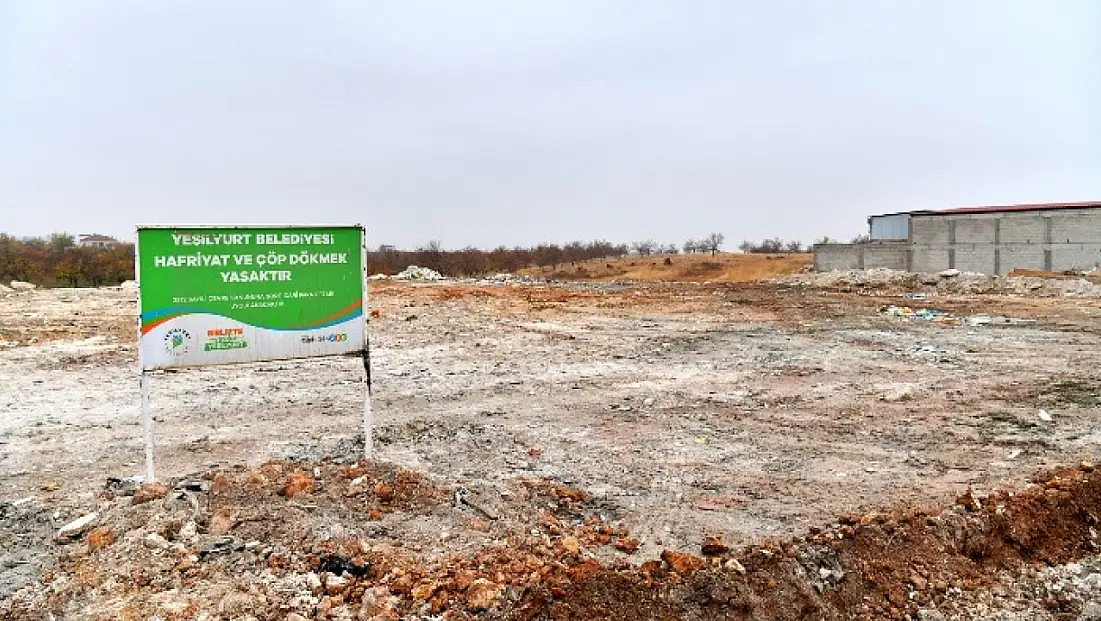 Yeşilyurt Belediyesinden Yeşiltepe Hafriyat Alanına Neşter