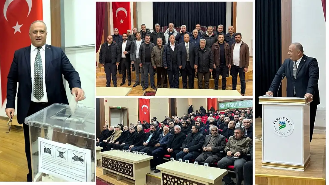 Yeşilyurt Şoförler ve Otomobilciler Odasında Taner Kılınç İle Devam Kararı