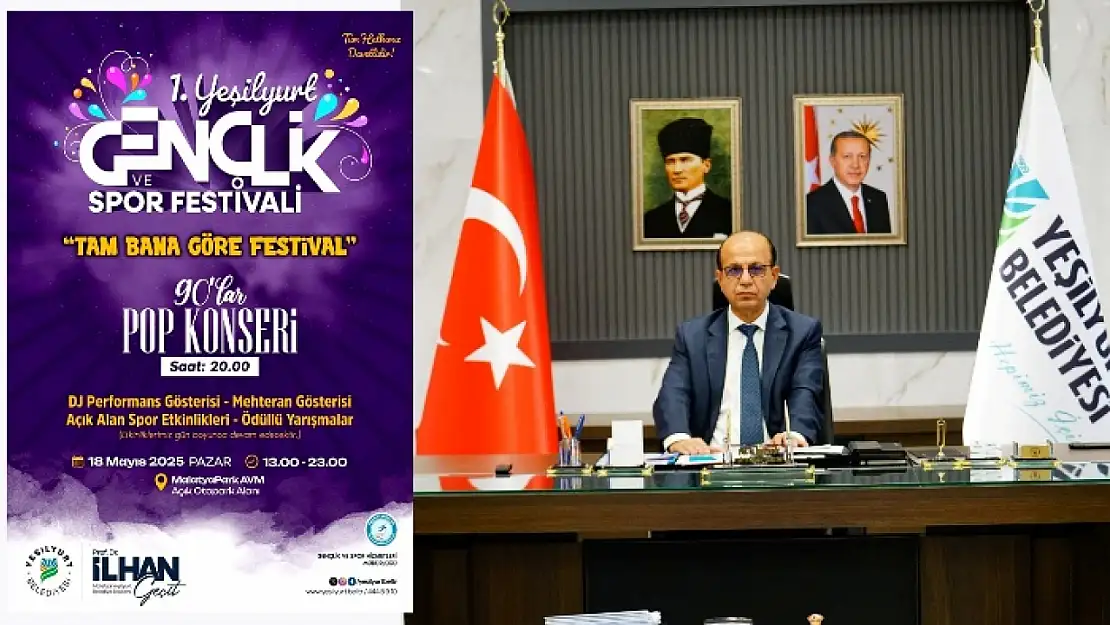 1.Yeşilyurt Gençlik ve Spor Festivali 18 Mayıs'ta!