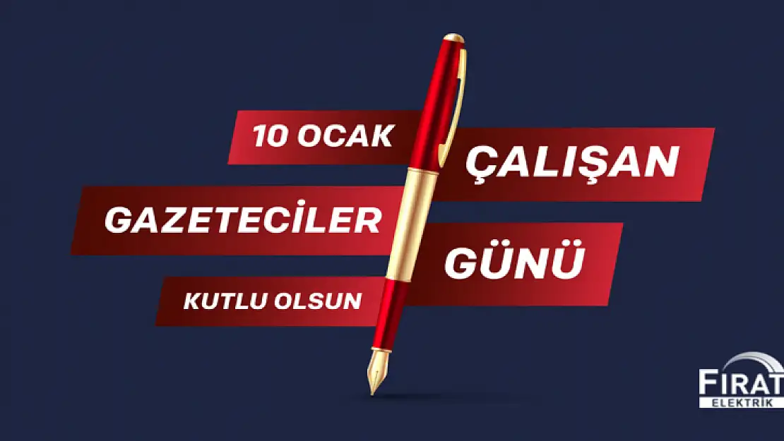 10 Ocak Çalışan Gazeteciler Gününüz Kutlu Olsun