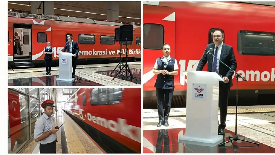 15 Temmuz Demokrasi ve Milli Birlik Treni Törenle Yola Çıktı