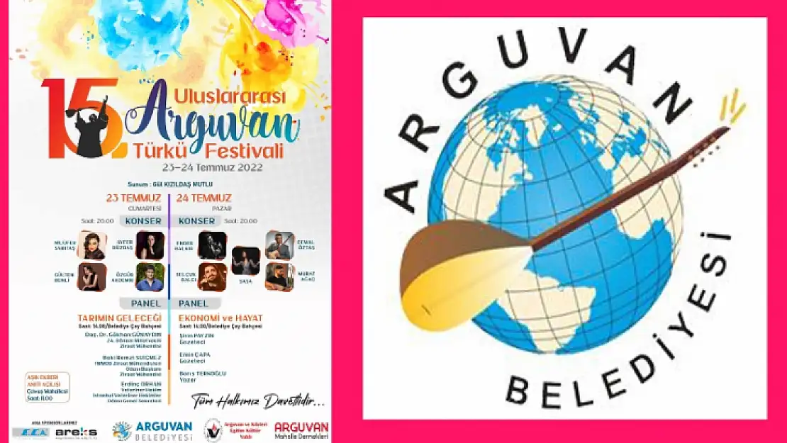 15. Uluslararası Arguvan Türkü Festival Programı Belli Oldu