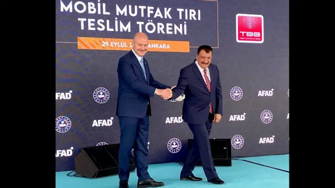 5 Adet Mobil Mutfak Tırından Biri Malatya Büyükşehir Belediyesi'ne