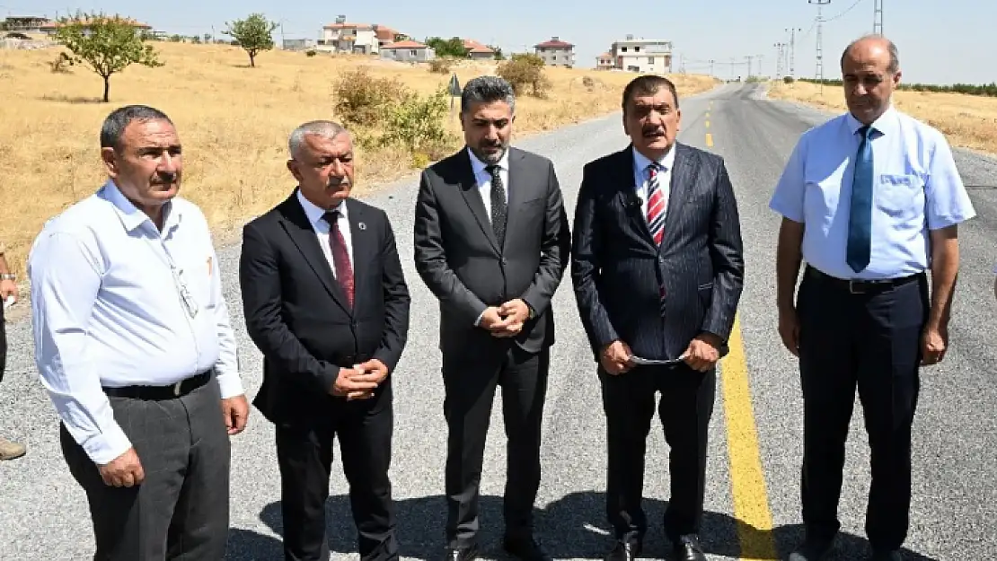 66 Kilometrelik Akçadağ Grup Yolu Tamamlandı