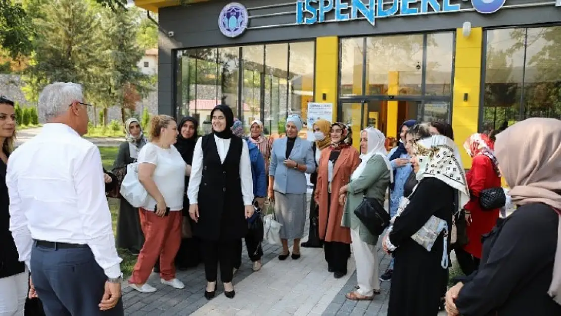 Ak Parti İl Ve İlçe Kadın Kolları, Battalgazi'deki Yatırımları Gezdi