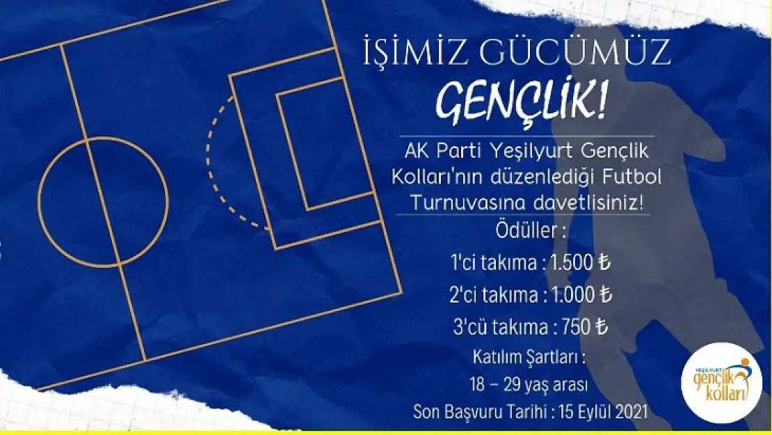 AK Parti Yeşilyurt Gençlik Kollarından Futbol Turnuvası