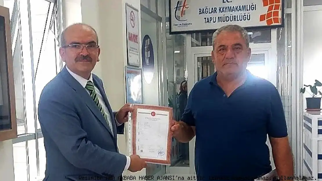 Akbaba Haber Ajansı Diyarbakır Bürosunun Tapusunu Aldı