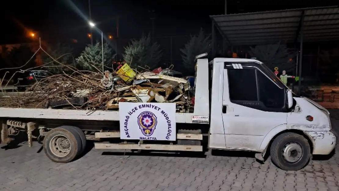 Akçadağ'da Hırsızlar Polisten Kaçamadı