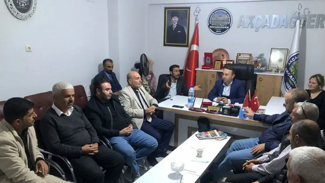 Akçadağ'la İlgili Önemli Kararlar İstişare Edildi