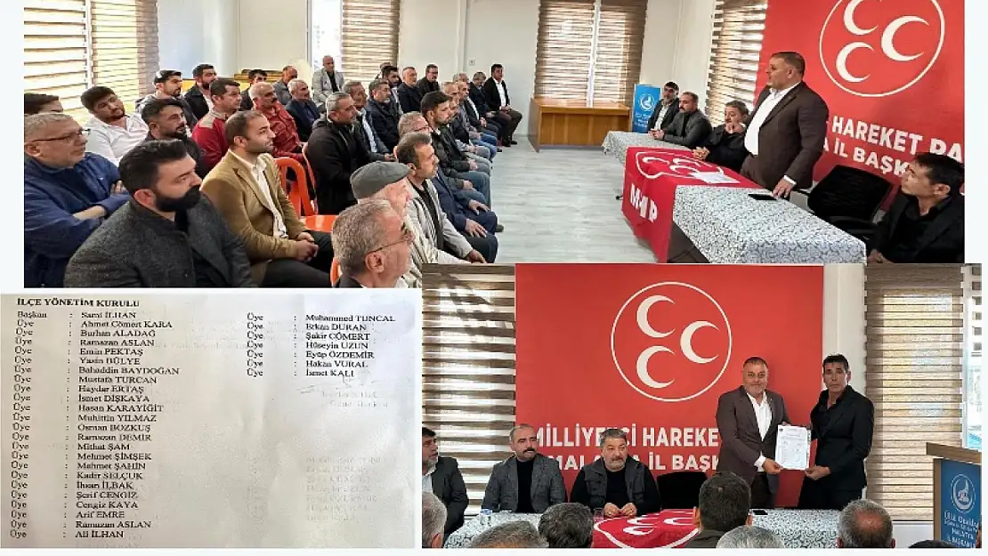 Akçadağ MHP İlçe Başkanlığında Sami İlhan Dönemi