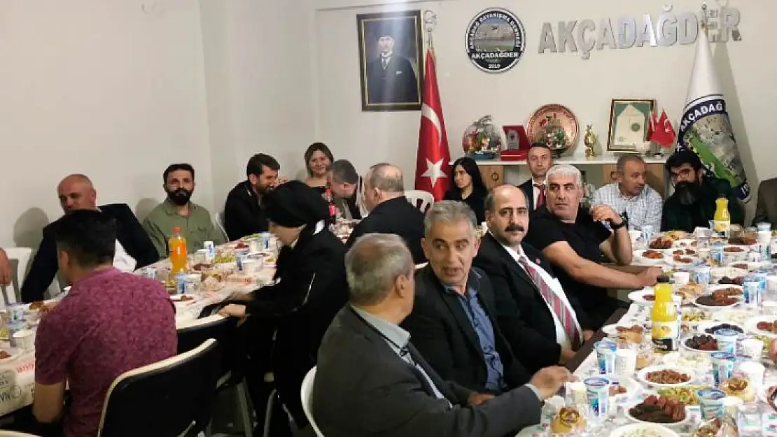 Akçadağder Basın İle İftarda Buluştu