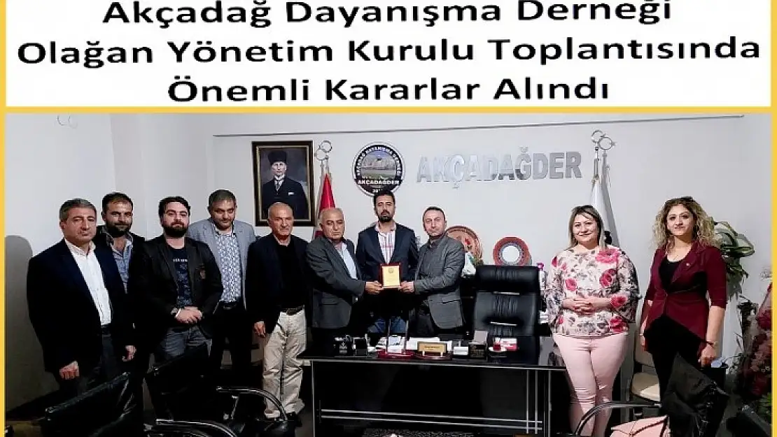 AKÇADAĞDER'de Önemli Atamalar