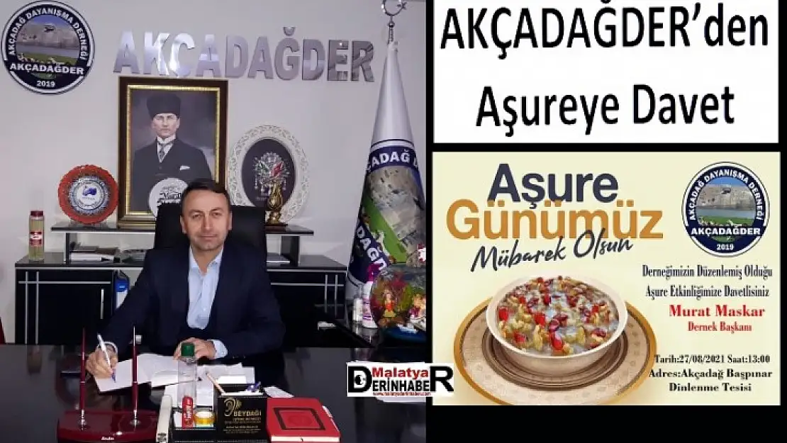 AKÇADAĞDER'den Akçadağ İlçesinde Aşure Programı
