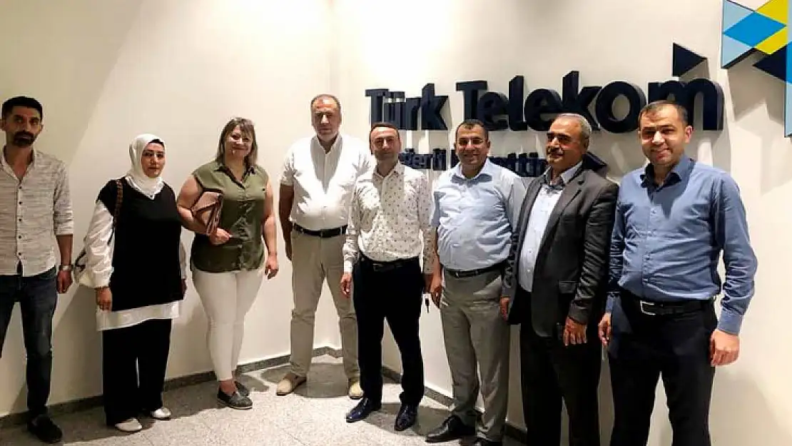 AKÇADAĞDER Genel Merkez Yöneticilerinden Türk Telekom İl Müdürlüğüne Ziyaret