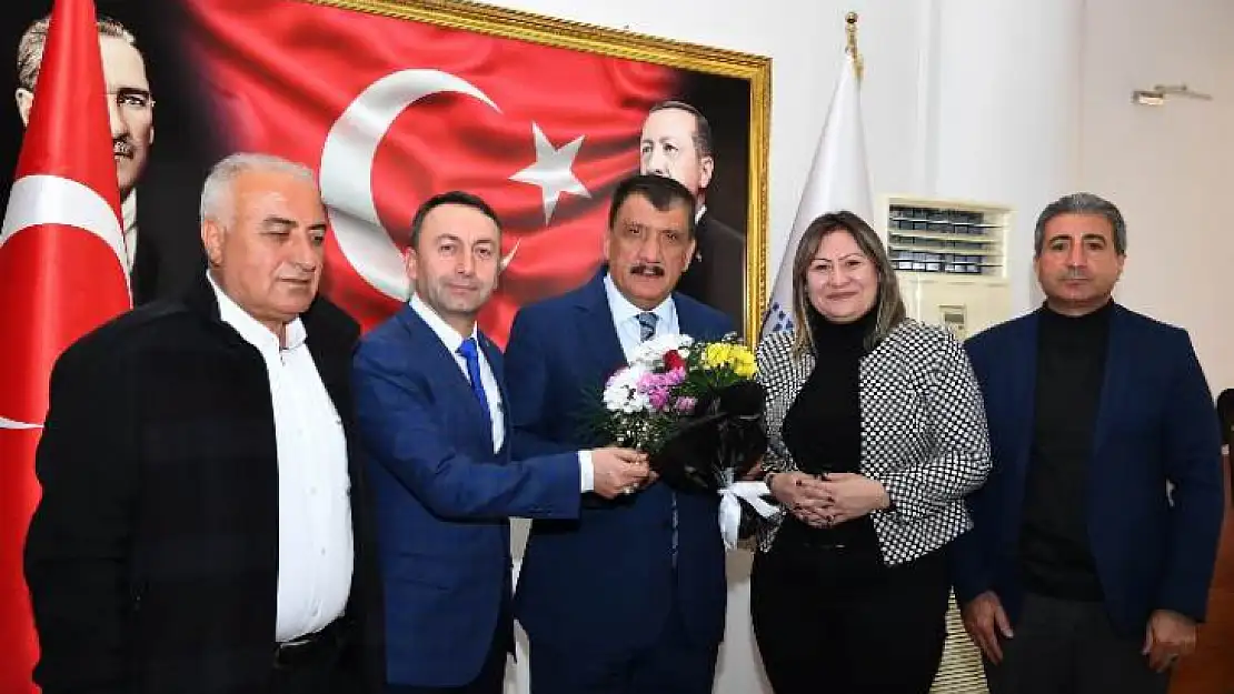 AKÇADAĞDER Heyetinden Başkan Gürkan'a Teşekkür Ziyareti