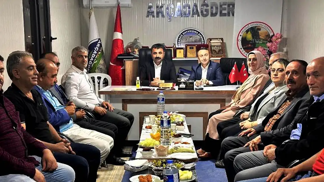 AKÇADAĞDER'in Konuğu MHP MYK Üyesi Mesut Samanlı Oldu