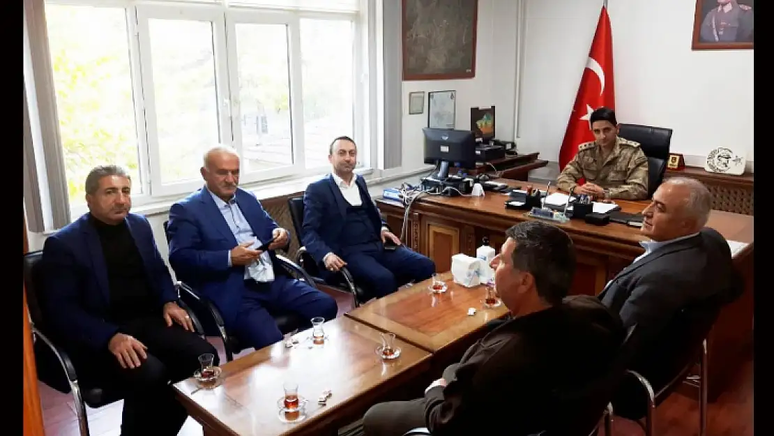 AKÇADAĞDER Yönetiminden İlçe Jandarma Komutanlığına Ziyaret