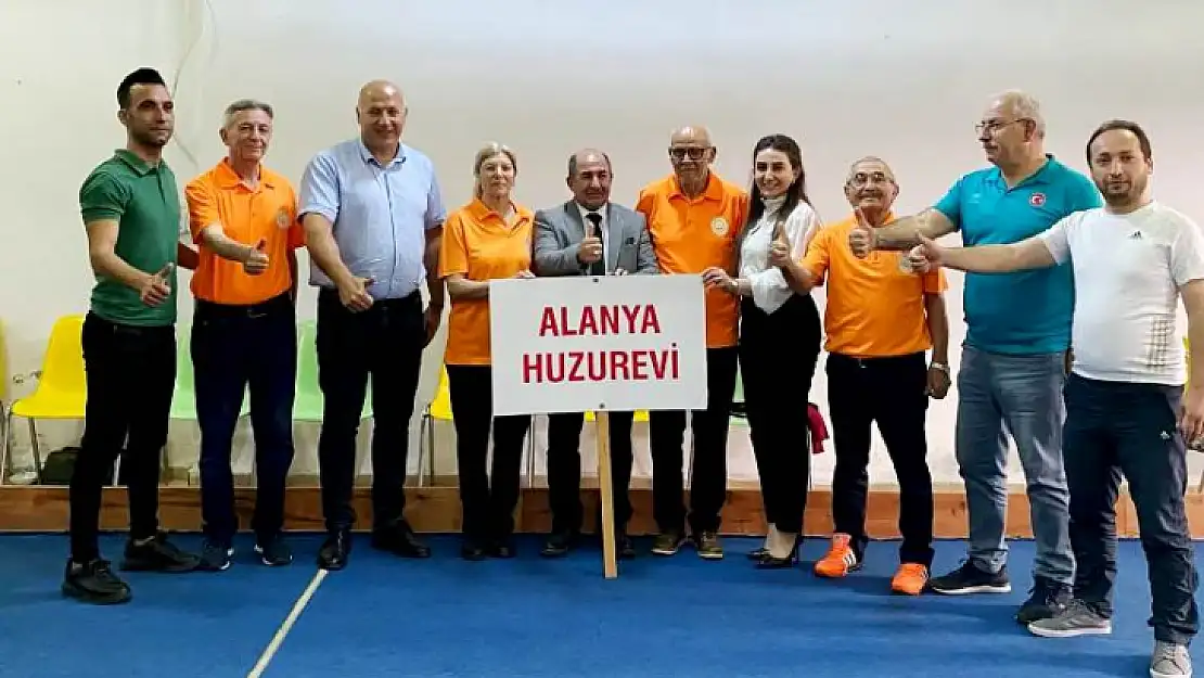 Alanya Huzurevi Müdürlüğü Bocce Takımı Turnuva Birincisi