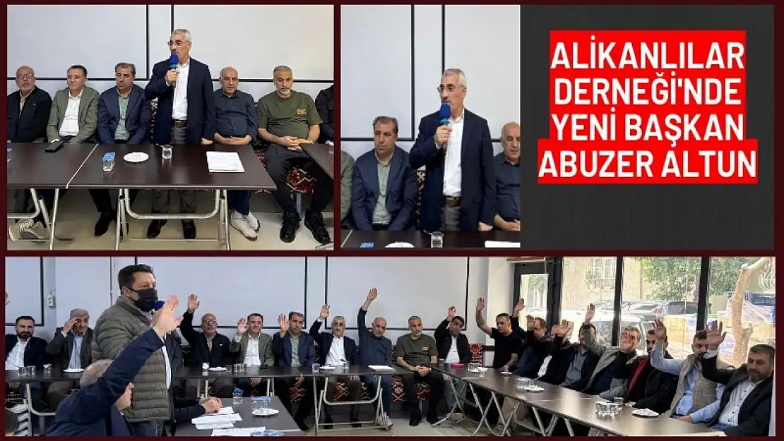 Alikanlılar Derneği'nde Yeni Başkan Abuzer Altun Dönemi