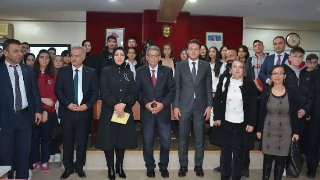 Anadolu Mektebi Kurucusu, Eski Bakan Prof. Dr. Sami Güçlü Malatya'da