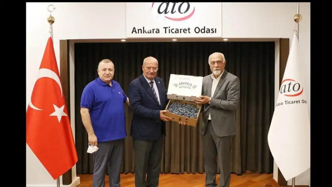 Ankara Malatyalılar Derneğinden ATO  Başkanı Gürsel Baran'a Ziyaret