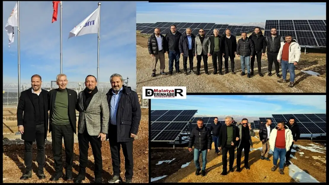 Arapgir İlçesinde Efor Holding'e Ait Güneş Enerjisi Santrali (GES) Sahası Hizmete Açıldı