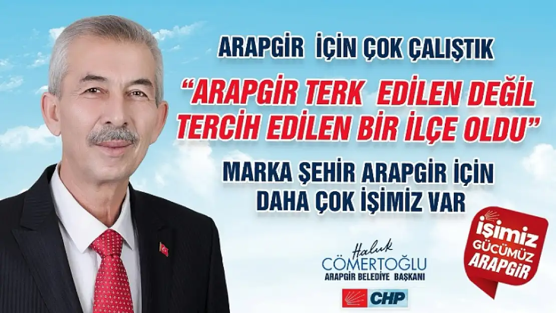 Arapgir Yine Haluk Cömertoğlu Dedi