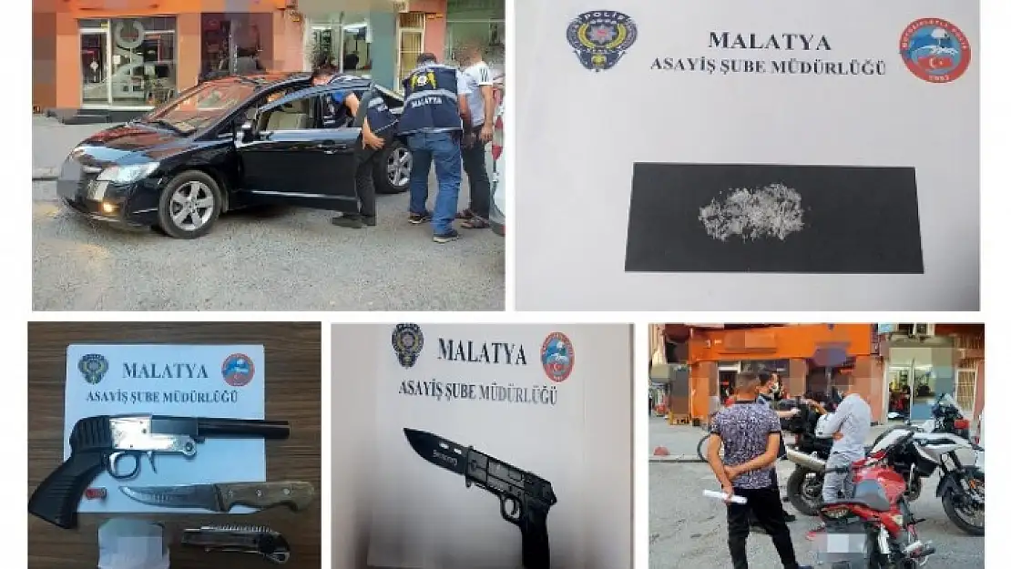 Asayiş Uygulamalarında Uyuşturucu ve Silah Yakalandı