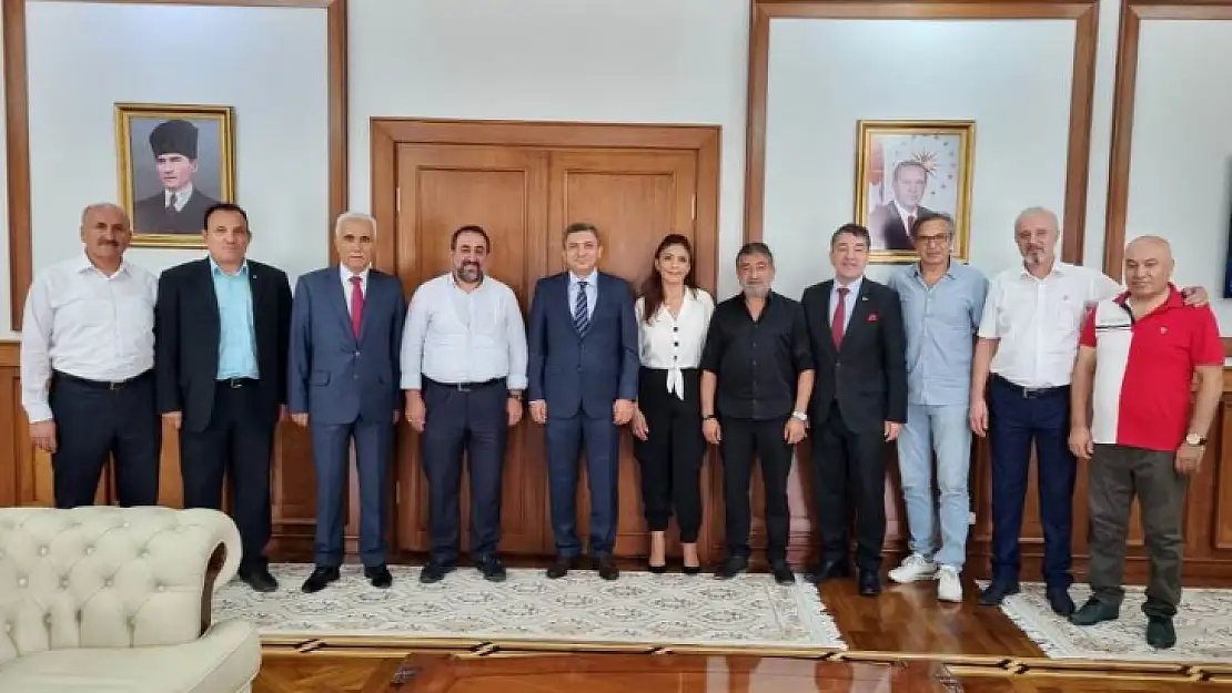 Avrupa Malatyalılar Federasyonu'ndan Vali Şahin'e Ziyaret