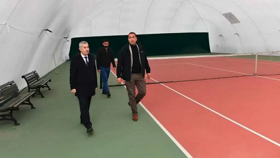 Balon Kort Kaplama Tenis Alanımız Hayırlı Olsun