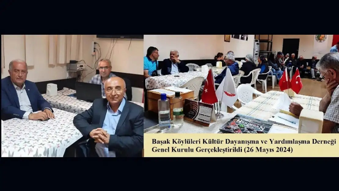 Basak Köyü Derneği'nde Mevcut Yönetimle Yola Devam Kararı