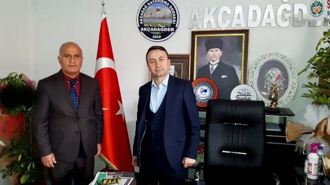 Başkan Çiçek'ten AKÇADAĞDER'e Ziyaret