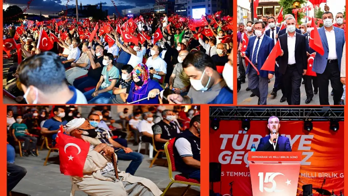 Başkan Çınar'dan 15 Temmuz Demokrasi Ve Milli Birlik Günü Mesajı