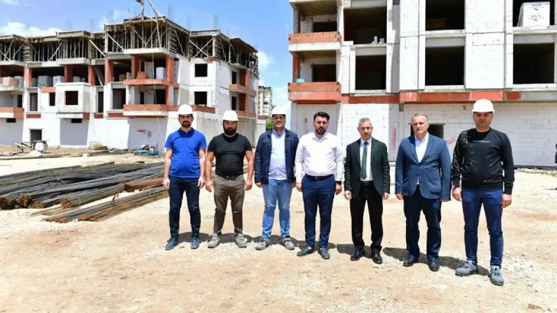 Başkan Çınar'dan Kentsel Dönüşüm Binalarında İnceleme