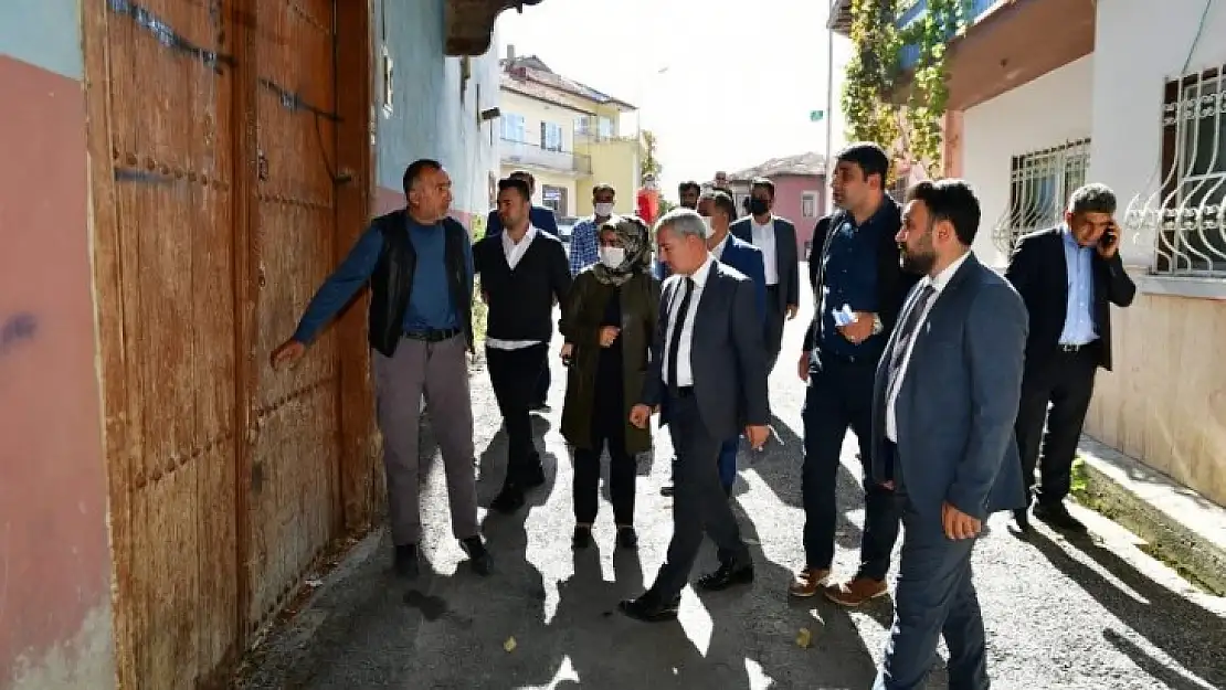 Başkan Çınar'dan Sokak Sağlıklaştırma Çalışmalarında İnceleme