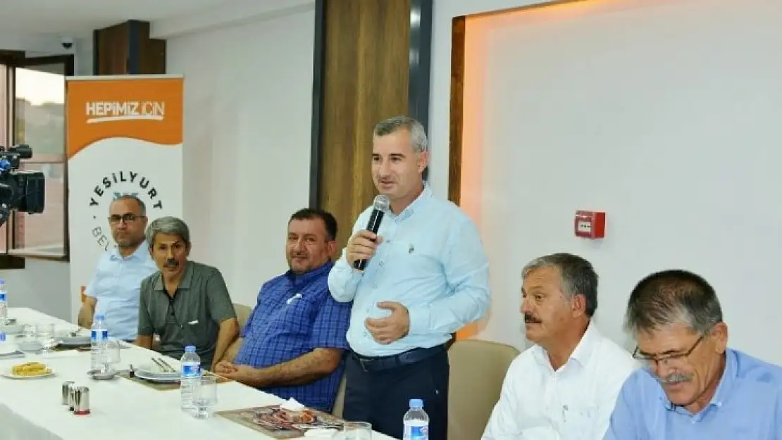 Başkan Çınar, Mahalle Muhtarlarını Yeşilyurt Mutfağında Ağırladı