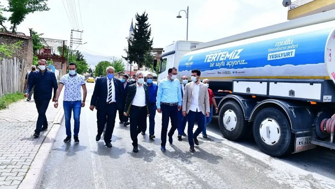 Başkan Çınar, Melekbaba Mahallesindeki Hijyen ve Temizlik Hizmetlerini İnceledi