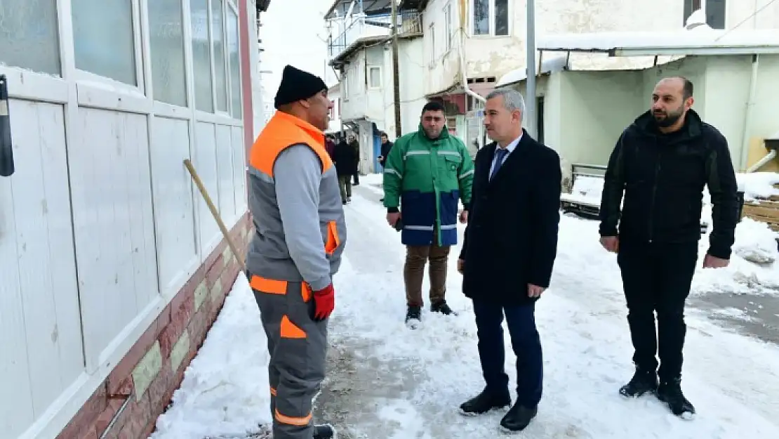 Başkan Çınar' Personellerimiz İlçemizin Her Noktasında Çalışıyor'